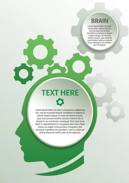 Head process design Stock Illustration