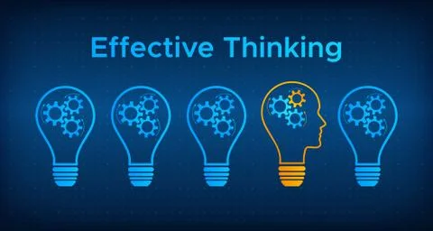 Head profile lightbulb creative idea concept Stock Illustration