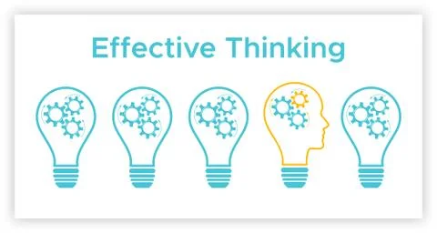 Head profile lightbulb creative idea concept Stock Illustration