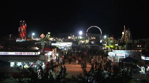 Head For The Rides Stock Footage 879745