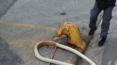 Head rope of a ship (1) Видео 22359917