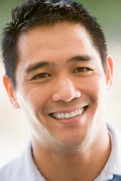 Head shot of man smiling Stock Photos