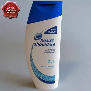 Head & shoulders shampoo 3D Model