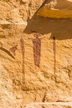 Head of Sinbad Pictograph Panel Foto stock