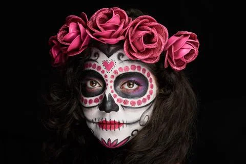 Head of skull face Stock Photos