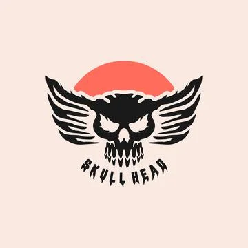 Head skull Stock Illustration