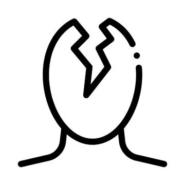 Head Split Pain Man Silhouette Headache Vector Stockillustratie