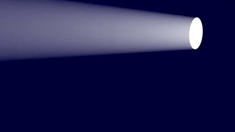 HEAD OF SPOTLIGHT, Looking around with projector lights Video stock 70741692