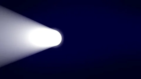 HEAD OF SPOTLIGHT,Looking around with projector lights Video stock 70741907