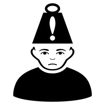 Head Stress Flat Vector Icon Stock Illustration