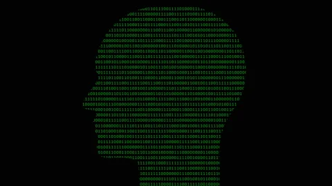 Head symbol at binary code background Stockbeeldmateriaal 115130208