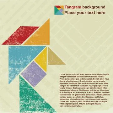 Head tangram Stock Illustration