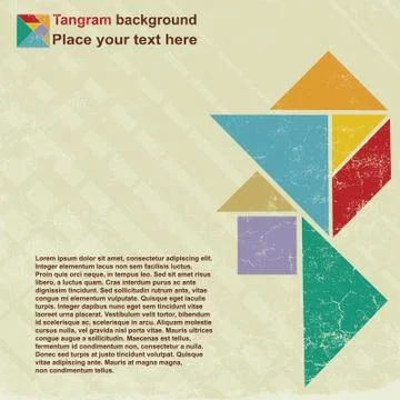 Head tangram Stock Illustration