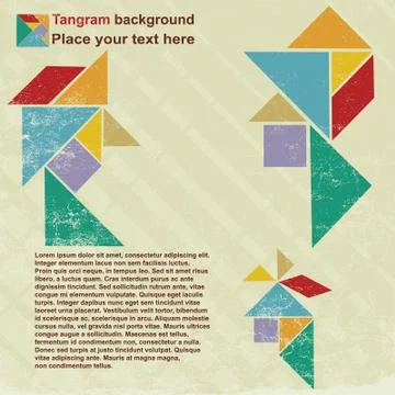 Head tangram Stock Illustration