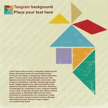 Head tangram Stock Illustration
