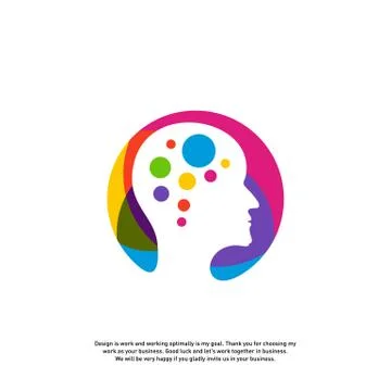 Head Tech Logo concept, Brain Robotic logo Vector - Vector 스톡 일러스트