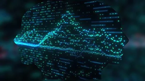 Head technology イラスト素材