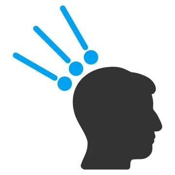 Head Test Connectors Flat Icon Stock Illustration