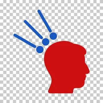 Head Test Connectors Vector Icon 스톡 일러스트