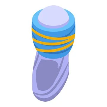 Head turban icon isometric vector. Arab hat Stock Illustration
