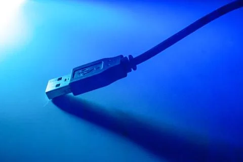 Head of universal smartphone charging cable Stock Photos