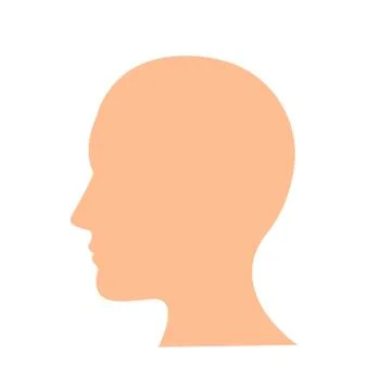 Head vector icon, flat design best vector icon Stock Illustration