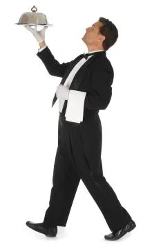 Head waiter Foto stock
