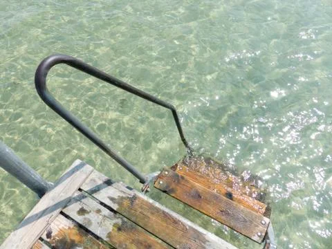 Head into the water Stock Photos