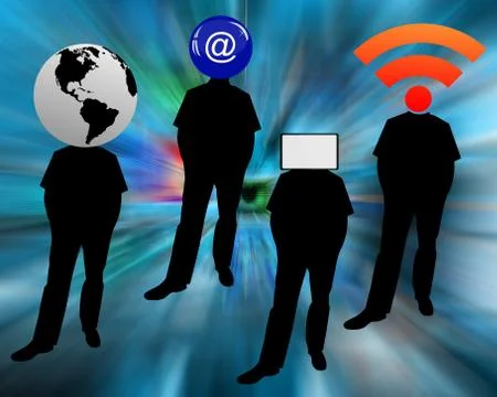 Head - web icon Stock Illustration
