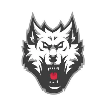 Head Wolf Stock Illustration