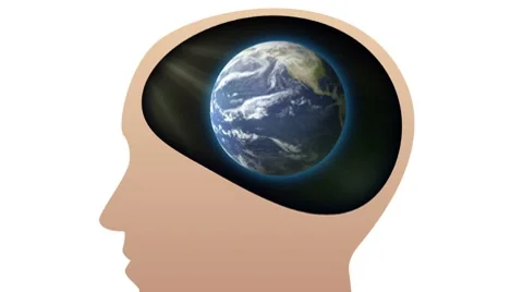 Head World 2, with Alpha Channel - HD1080 Stock-Footage 8852320