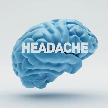 Headache brain イラスト素材