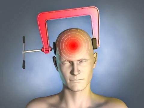 Headache Illustrazione stock