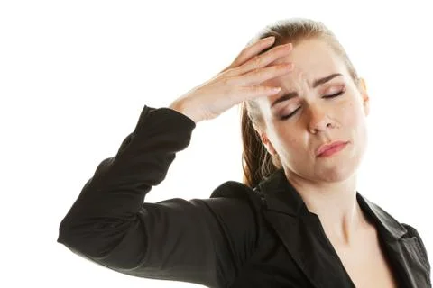 Headache sufferer Stock Photos