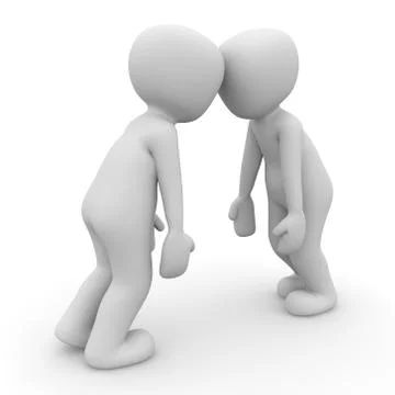 Headbutt Stock Illustration