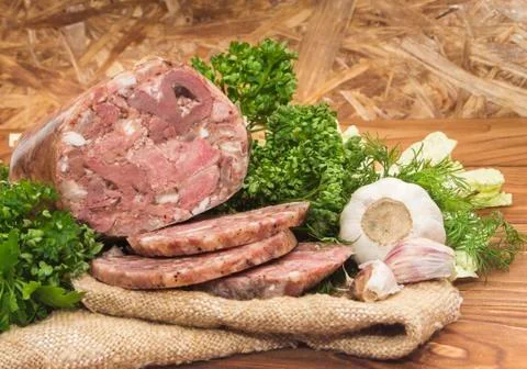 Headcheese pork Stock Photos