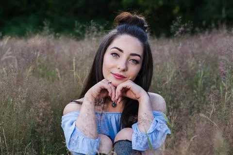 Header and shoulders portrait Stock Photos