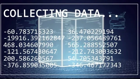 Header COLLECTING DATA Stock Footage 335739763