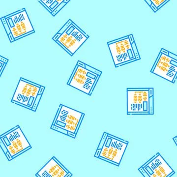 Header tags h1 h2 seo vector seamless pattern 스톡 일러스트
