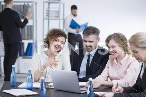 Headhunters seeking for a candidate Stock Photos