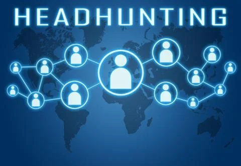 Headhunting Stock Illustration