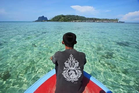 Heading to Island Stock Photos