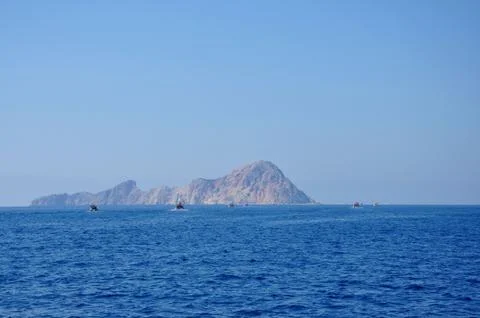 Heading to the Island Stock Photos