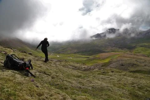 Heading into the landscape Stock Photos