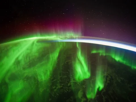 Heading Towards Aurora Australis Stock Footage 74285542