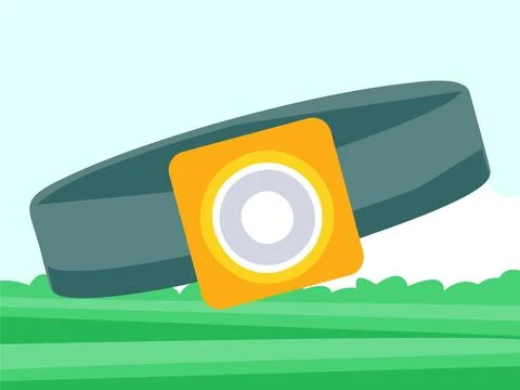 Headlamp Concept Illustration Stock Illustration