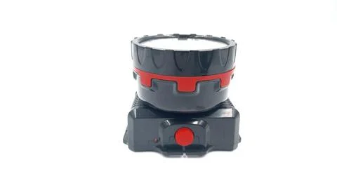Headlamp on isolated white background Stock Photos