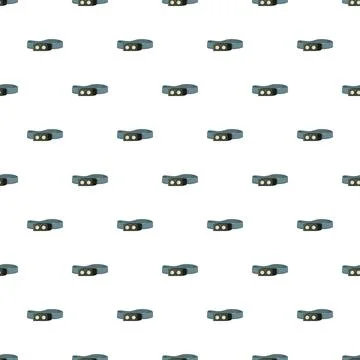 Headlamp light equipment seamless pattern for illumination Stockillustratie