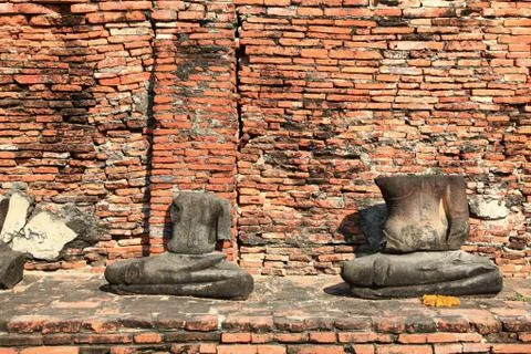 Headless buddha statue Stock Photos