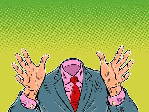 Headless pattern joy greeting man hugs, friendly meeting, good friend Stock Illustration